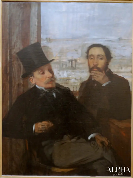 Edgar Degas et Everiste de Valernes - Edgar Degas - Reproductions de tableaux et peintures haut de gamme