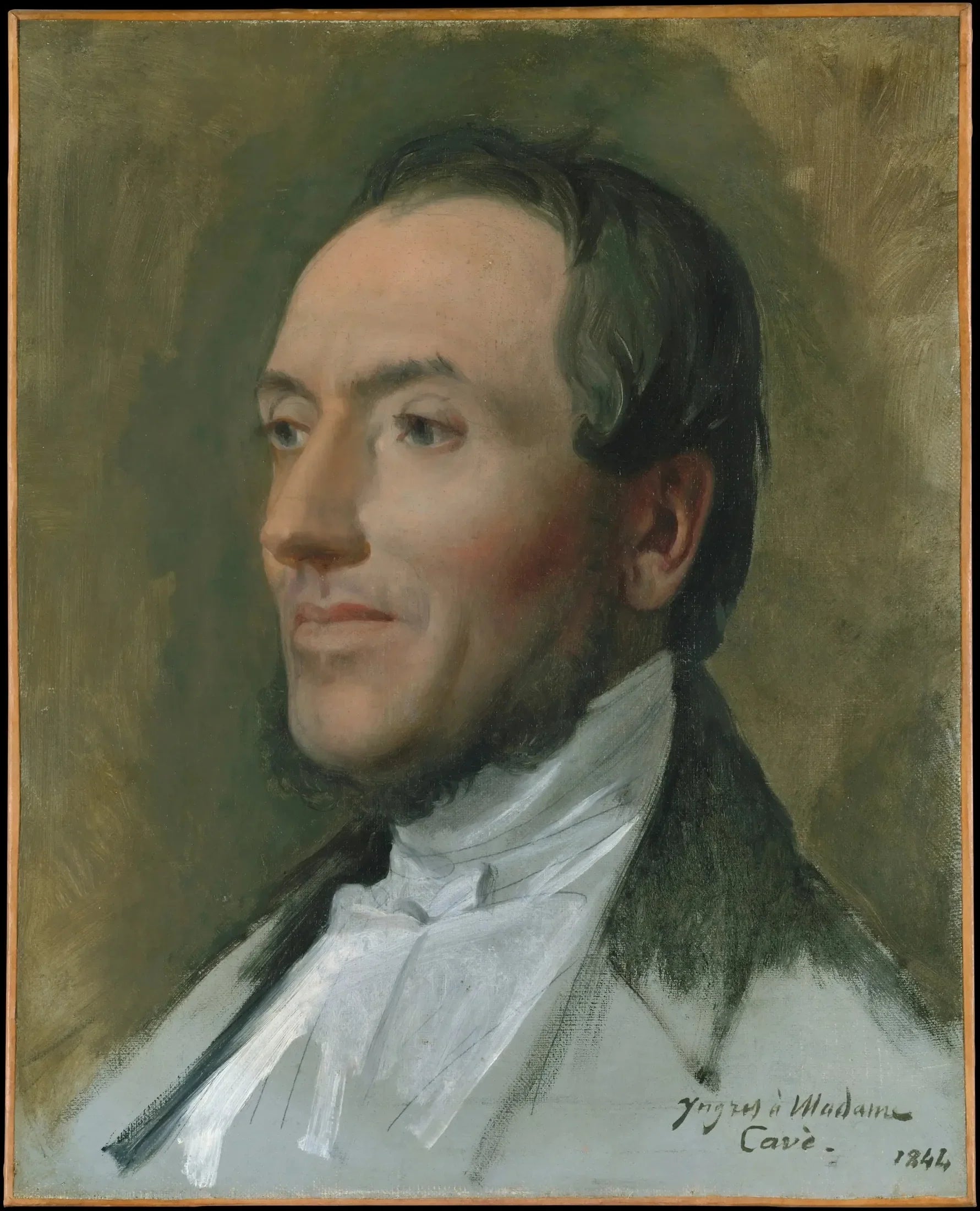 Edmond Cavé - Jean-Auguste-Dominique Ingres image 1 copie de tableau peinte à la main