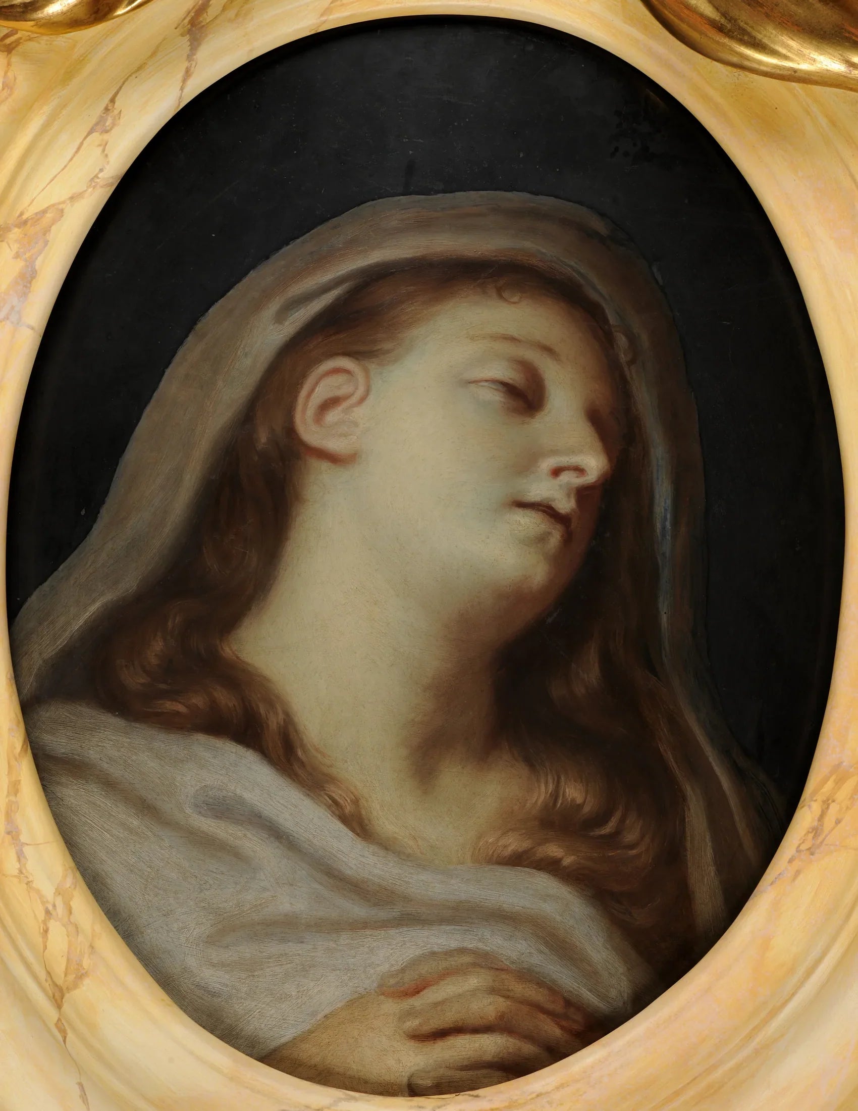 Effigie funéraire d'Henriette Sélincart - Charles Le Brun image 1 reproduction d’œuvre d’art à l’huile