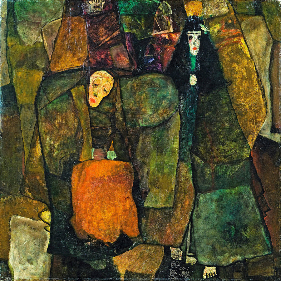 Procession (1911) - Egon Schiele