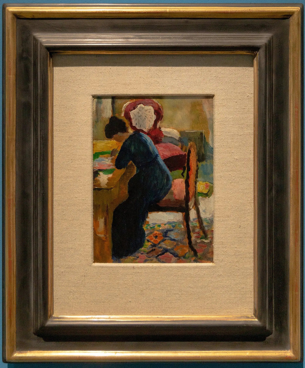 Élisabeth au bureau - August Macke image 1 reproduction d’œuvre d’art à l’huile