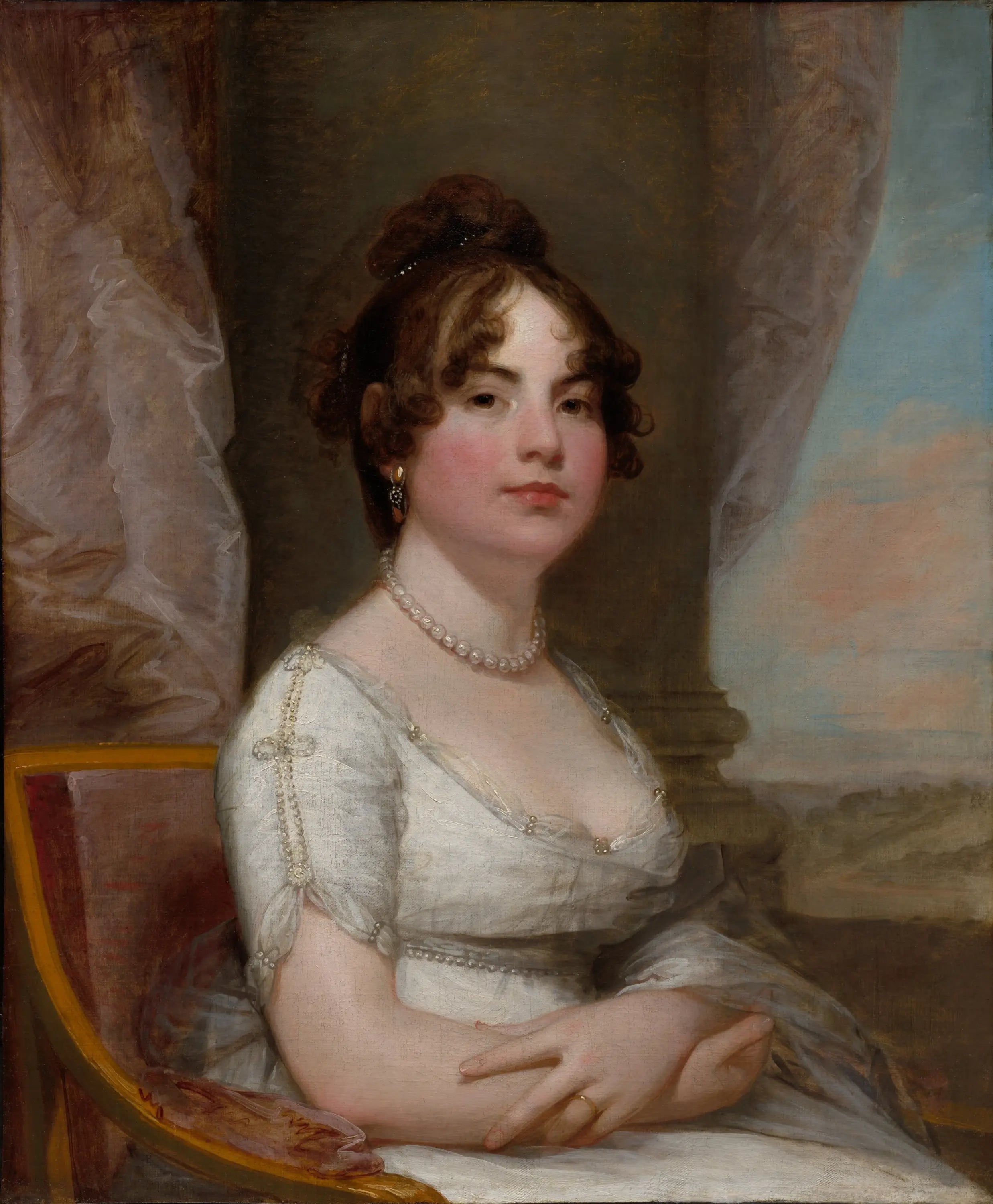 Elizabeth Beltzhoover Mason - Gilbert Stuart - Alpha Reproduction