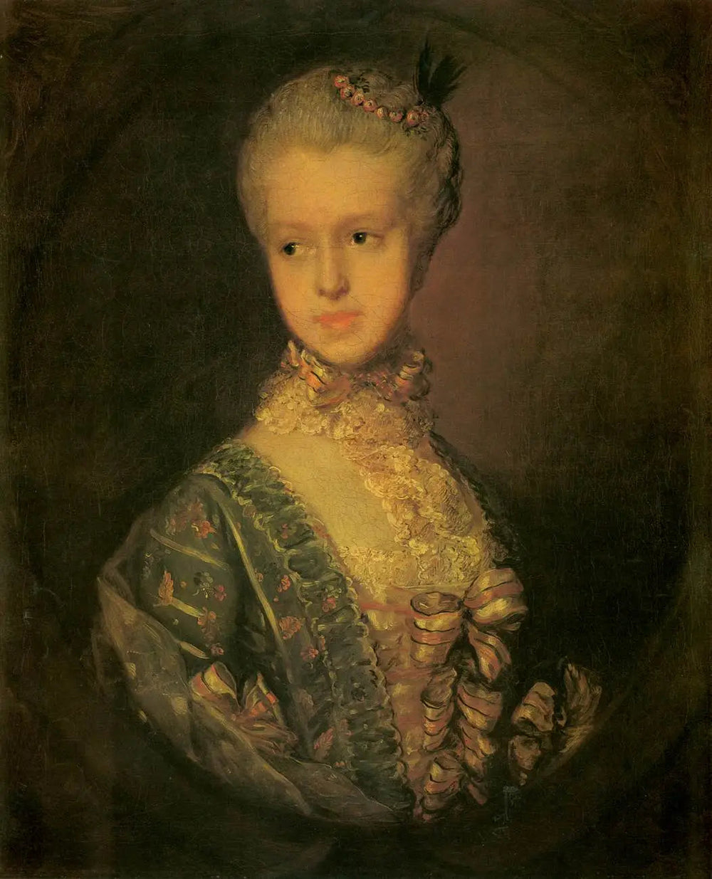 Elizabeth Wrottesley plus tard duchesse de Grafton - Thomas Gainsborough - Alpha Reproduction