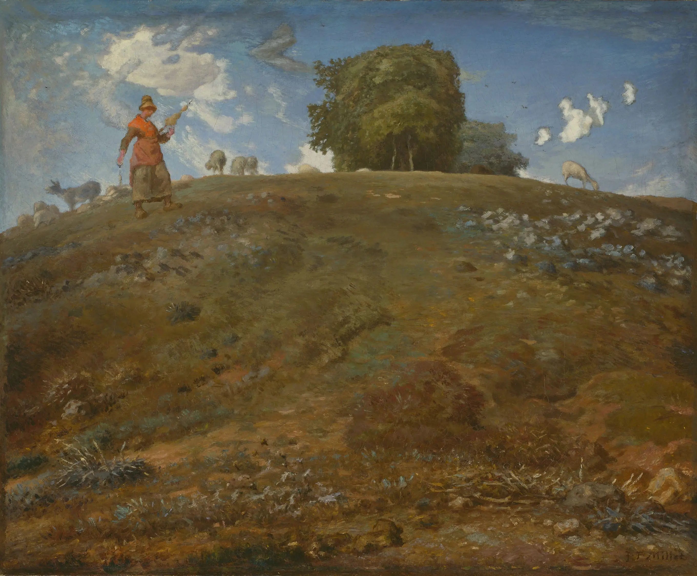 En Auvergne - Jean-François Millet - Alpha Reproduction