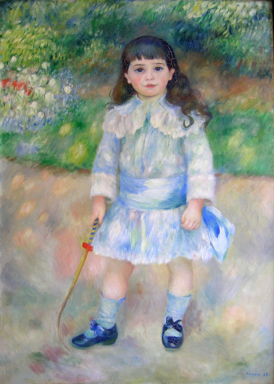 L’Enfant au fouet, portrait d’Étienne Goujon, peint par Pierre-Auguste Renoir en 1885