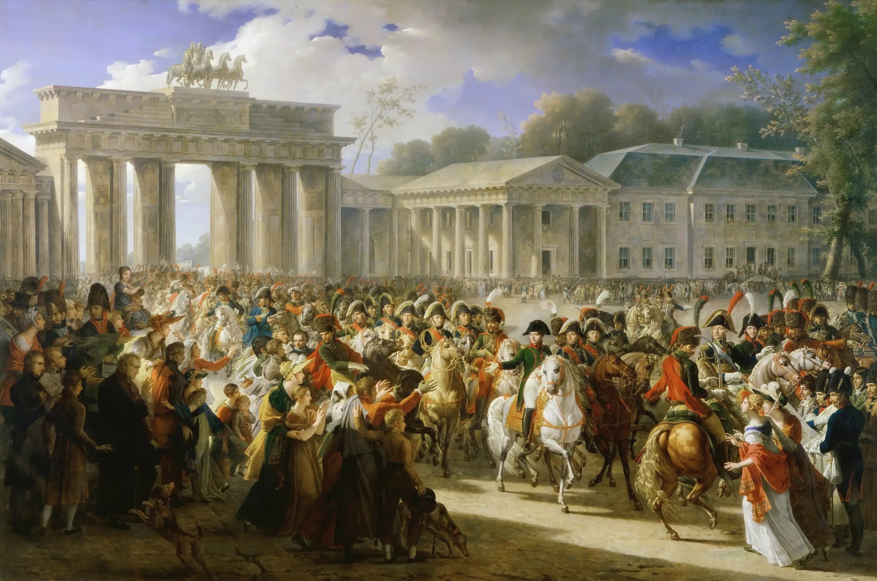 Entrée de Napoléon Ier à Berlin, 27 octobre 1806 - Charles Meynier image 1 reproduction réalisée par Alpha Reproduction