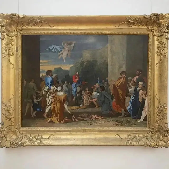 مدخل المسيح إلى القدس - نيكولاس بوسان