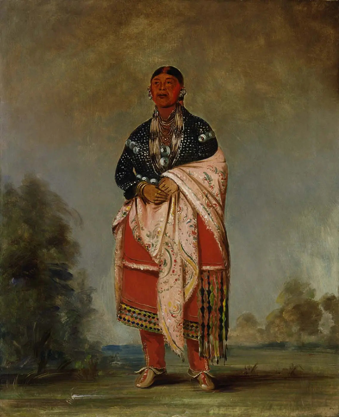 Épouse de Kee-o-kúk - George Catlin - Alpha Reproduction