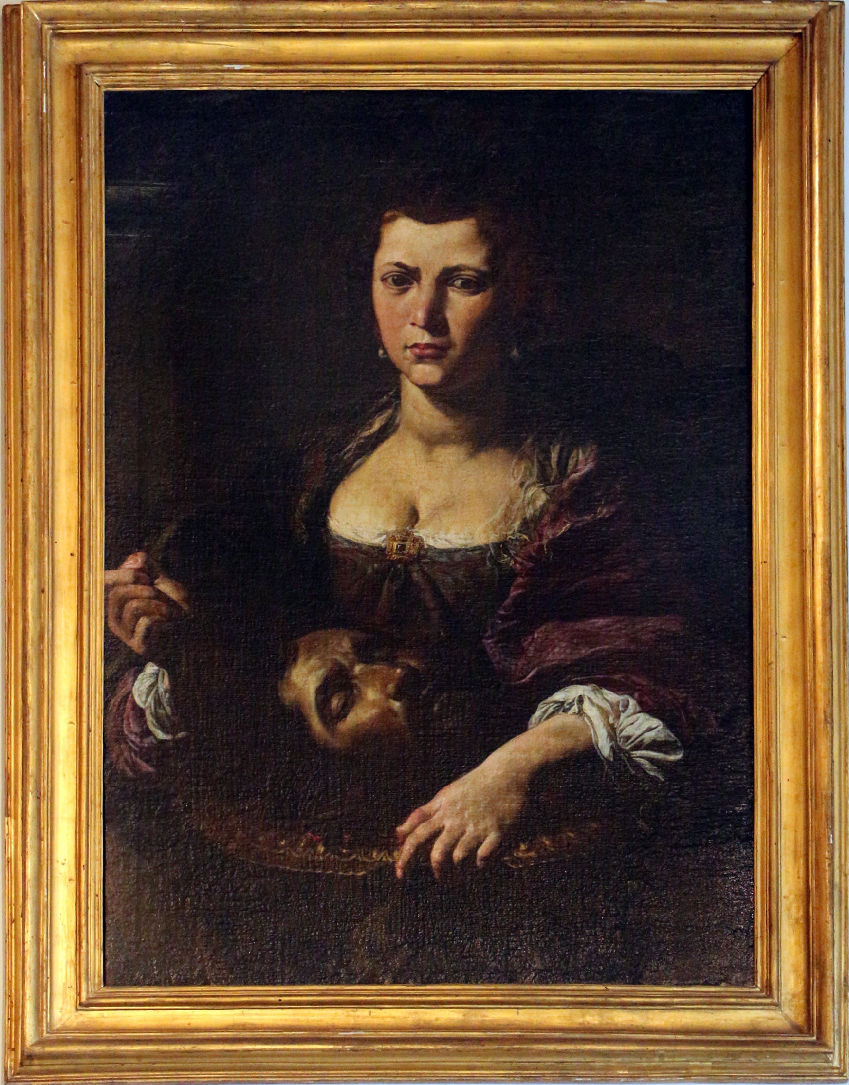 Erodiade con la testa del Battista - Valentin de Boulogne