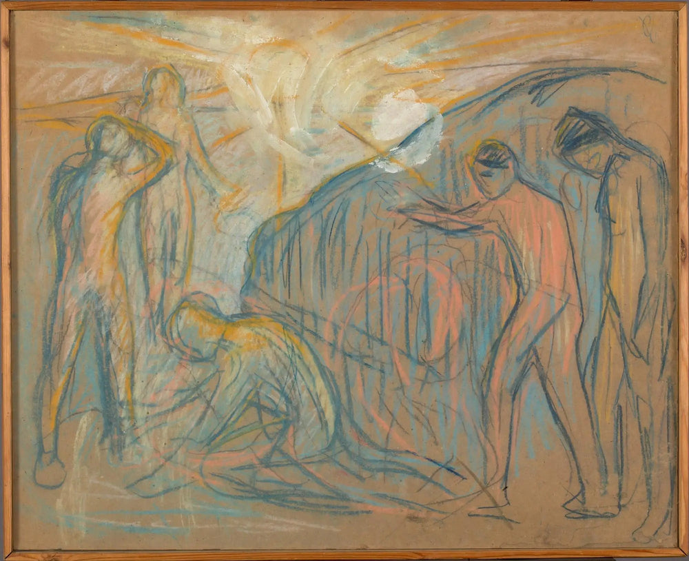 Errant vers la lumière - Edvard Munch image 1 reproduction de peinture à l’huile