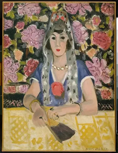 Espagnol : Harmonie en bleu - Henri Matisse image 1 reproduction réalisée par Alpha Reproduction
