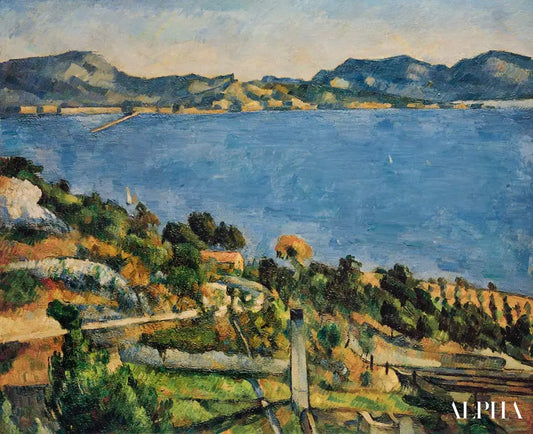 Estaque paysage au golfe de Marseille - Paul Cézanne - Reproductions de tableaux et peintures haut de gamme