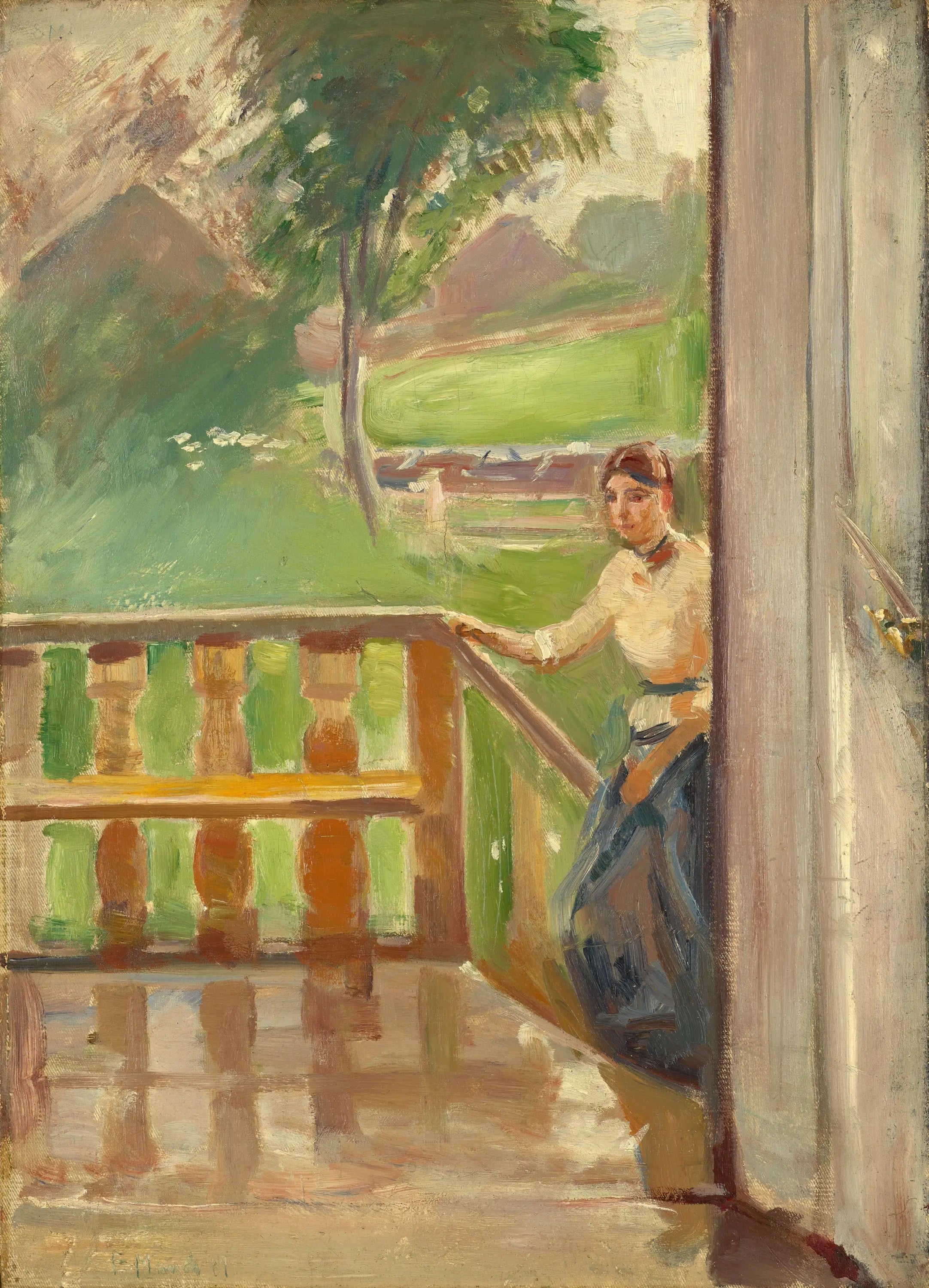 Été - Edvard Munch image 1 copie peinte à la main à l’huile
