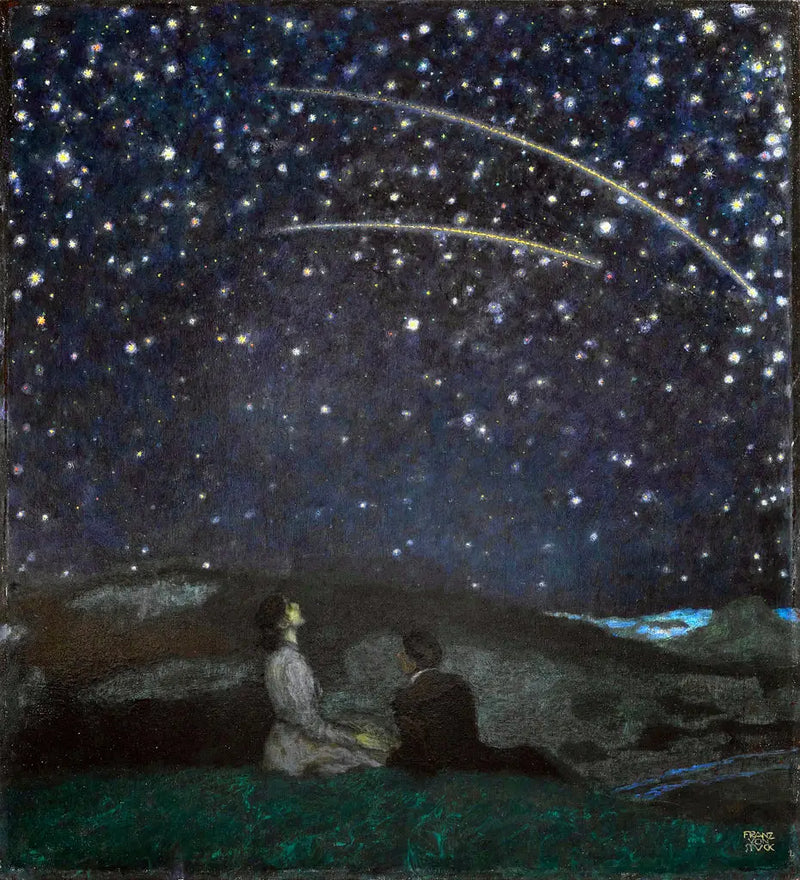 نجوم شهابية - Franz Von Stuck