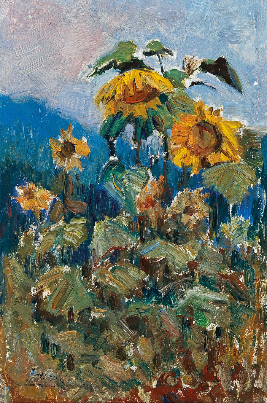 Étude de tournesols – Marie Egner