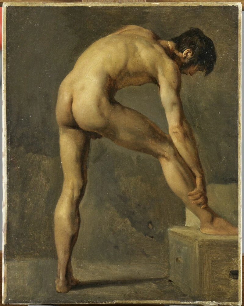Étude d'homme. Académie - Achille Etna Michallon