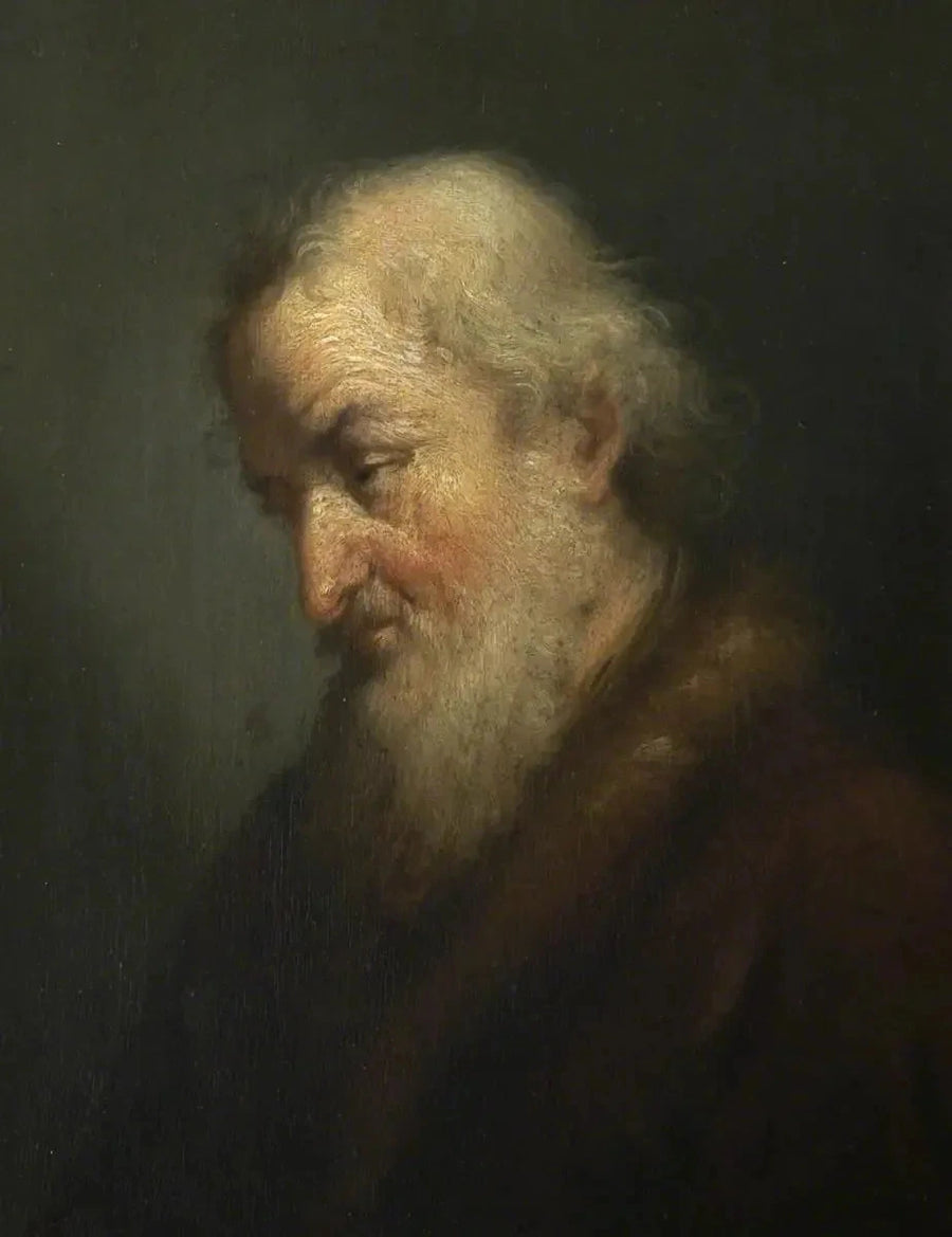 Étude d’un vieil homme de profil — Rembrandt