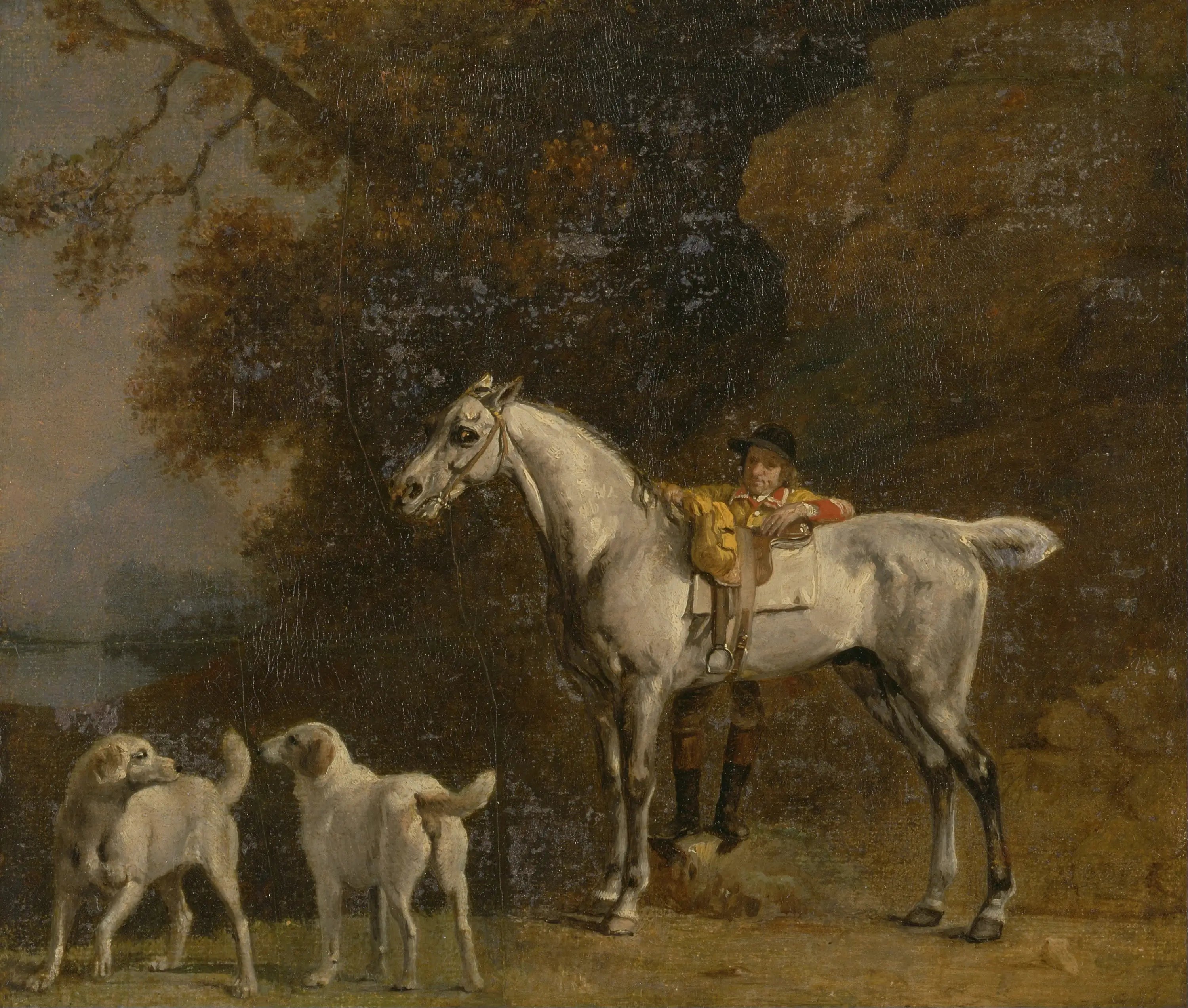 Études pour ou après « Le troisième duc de Richmond avec la chasse de Charleton » - George Stubbs - Alpha Reproduction
