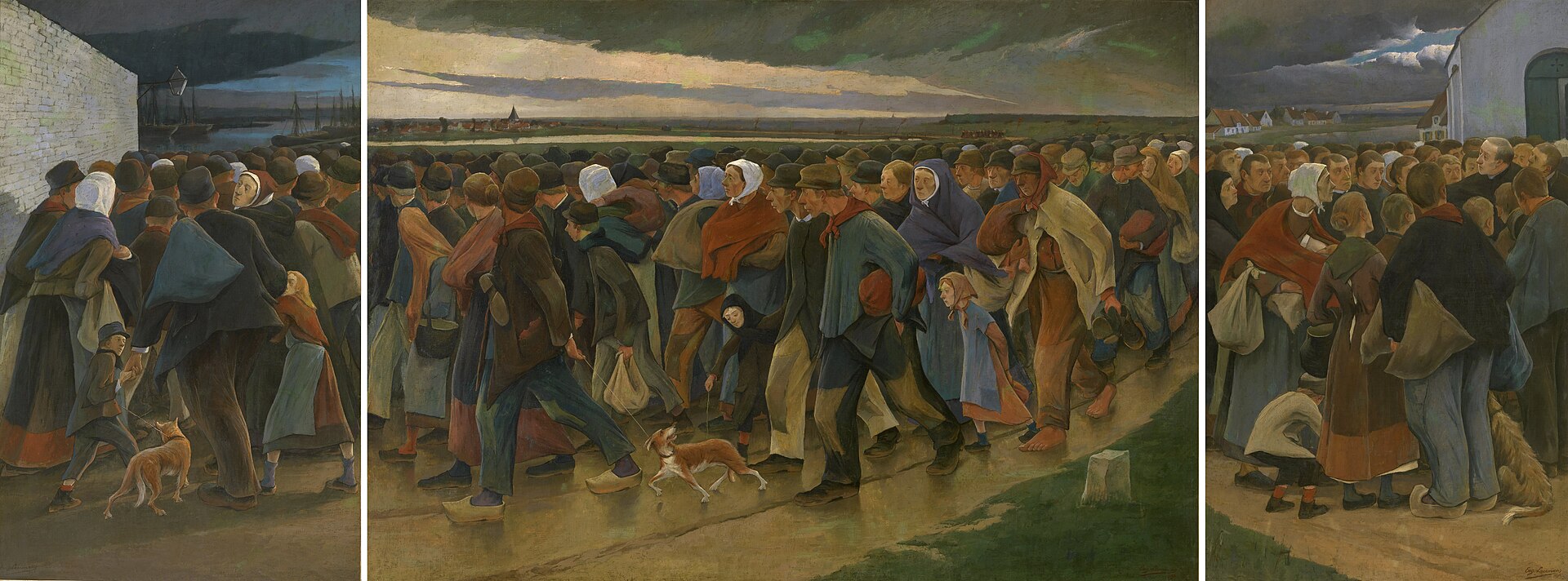 Les Émigrants - Eugène Laermans