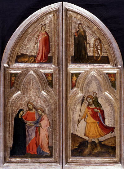 Extérieur des volets du triptyque - Taddeo Gaddi - Alpha Reproduction