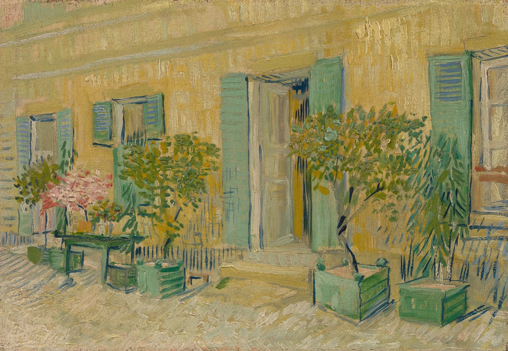 Extérieur d’un restaurant à Asnières F321 de Vincent van Gogh, Van Gogh Museum