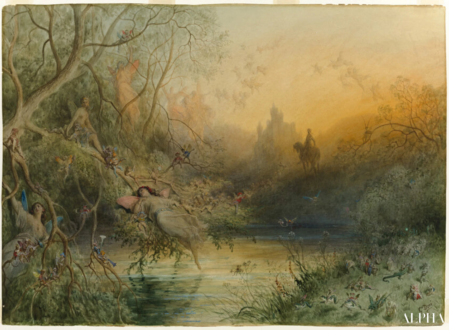 Fairy Land - Gustave Doré Reproductions de tableaux à la peinture à l’huile