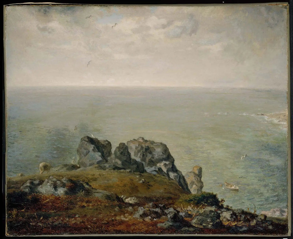 Falaises de Gruchy - Jean-François Millet - Alpha Reproduction