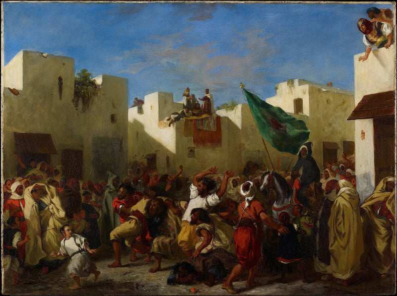 عشاق طنجة - يوجين ديلاكروا