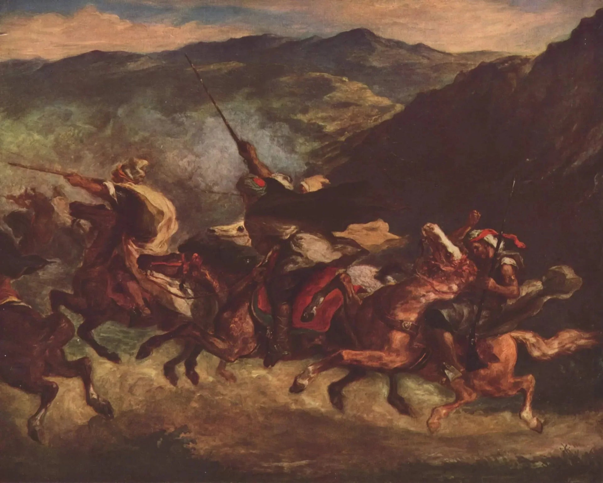 Fantaisie - Eugène Delacroix image 1 copie peinte à la main à l’huile