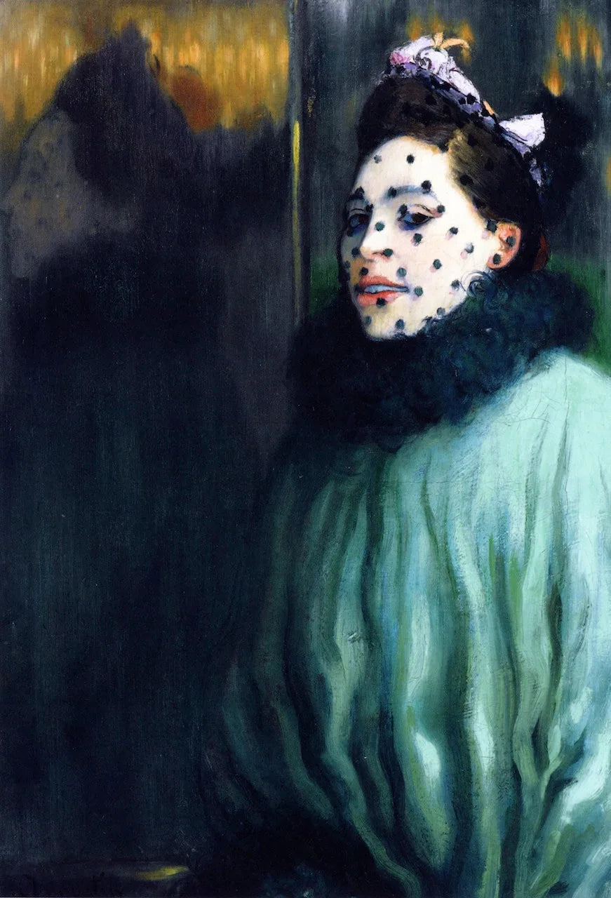 Femme à la Voilette - Louis Anquetin image 1 reproduction de peinture à l’huile