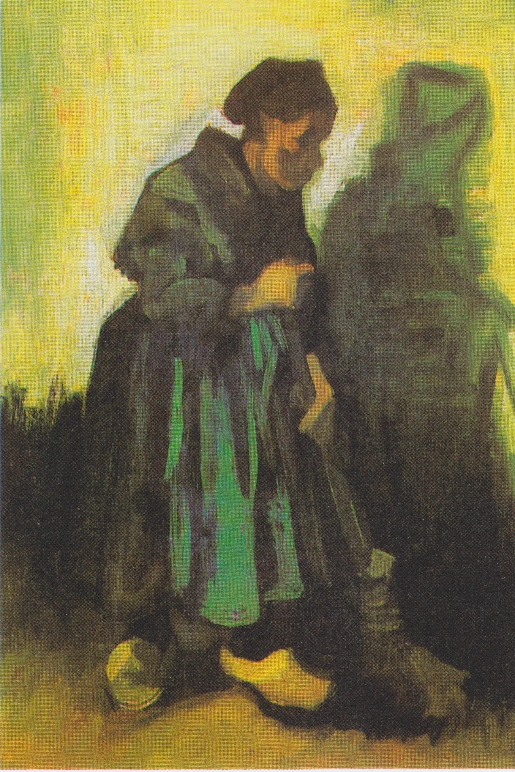 Femme avec un balai - Vincent van Gogh - Alpha Reproduction
