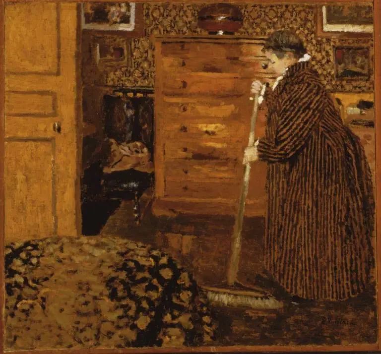 Femme balayant - Édouard Vuillard - Alpha Reproduction