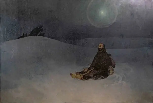 امرأة في الصحراء - ألفونس موكا
