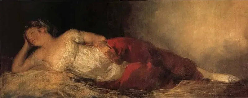 امرأة نائمة - فرانسيسكو دي غويّا