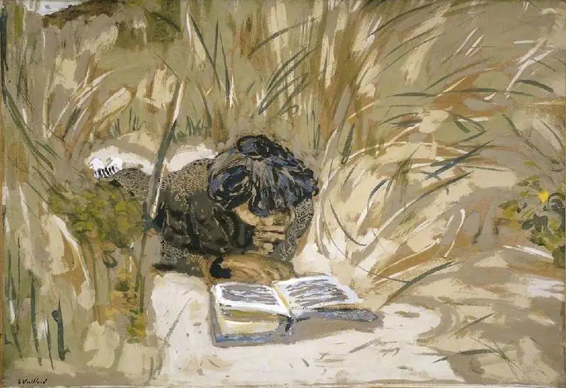 امرأة تقرأ - إدوارد فيوليار
