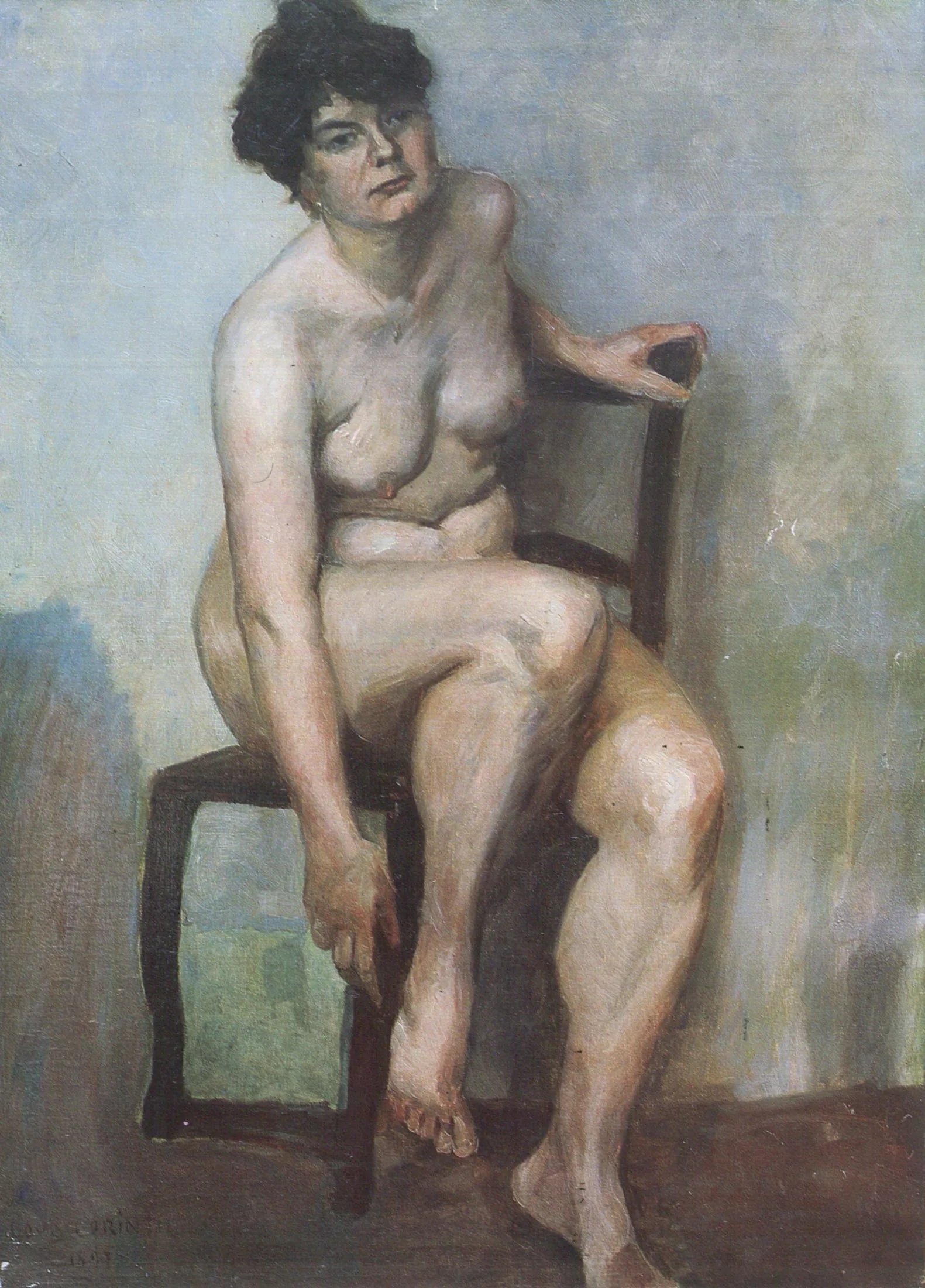 Femme nue - Lovis Corinth image 1 tableau peint à l’huile sur toile