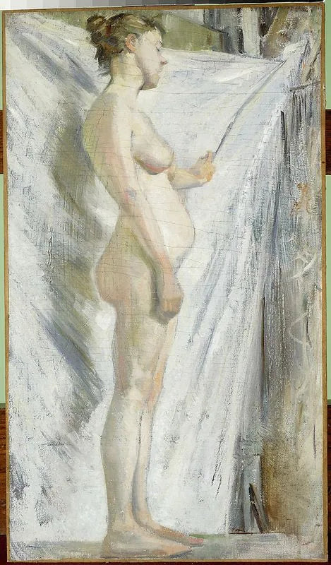 Femme nue - Stanisław Wyspiański image 1 reproduction artisanale de tableau