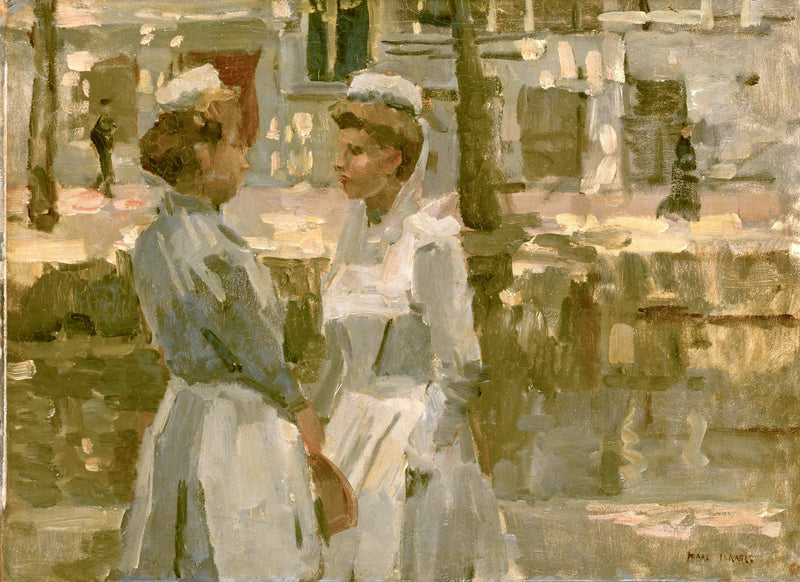 femmes de ménage d'Amsterdam - Isaac Israëls