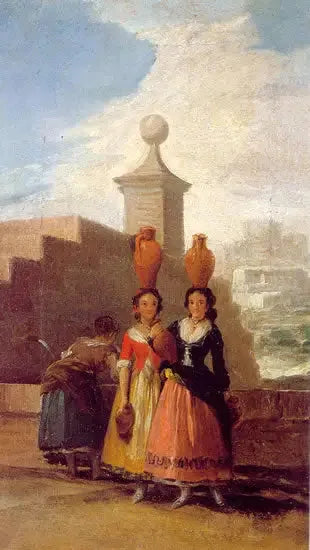 نساء يحملن الجرار (رسمة) - فرانسيسكو دي غويّا