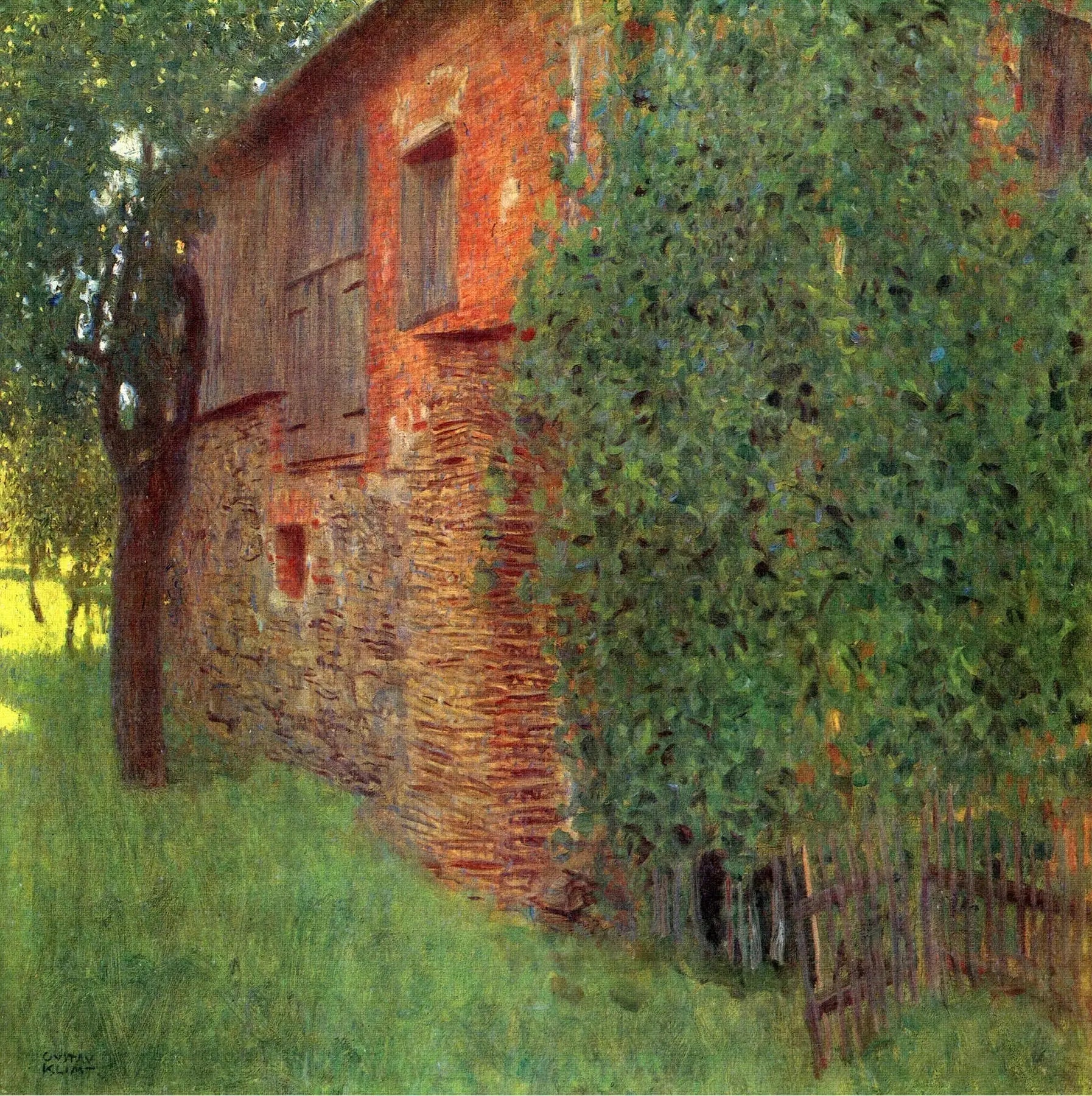 Reproduction du tableau « Ferme - Gustav Klimt » par Alpha Reproduction en peinture à l’huile