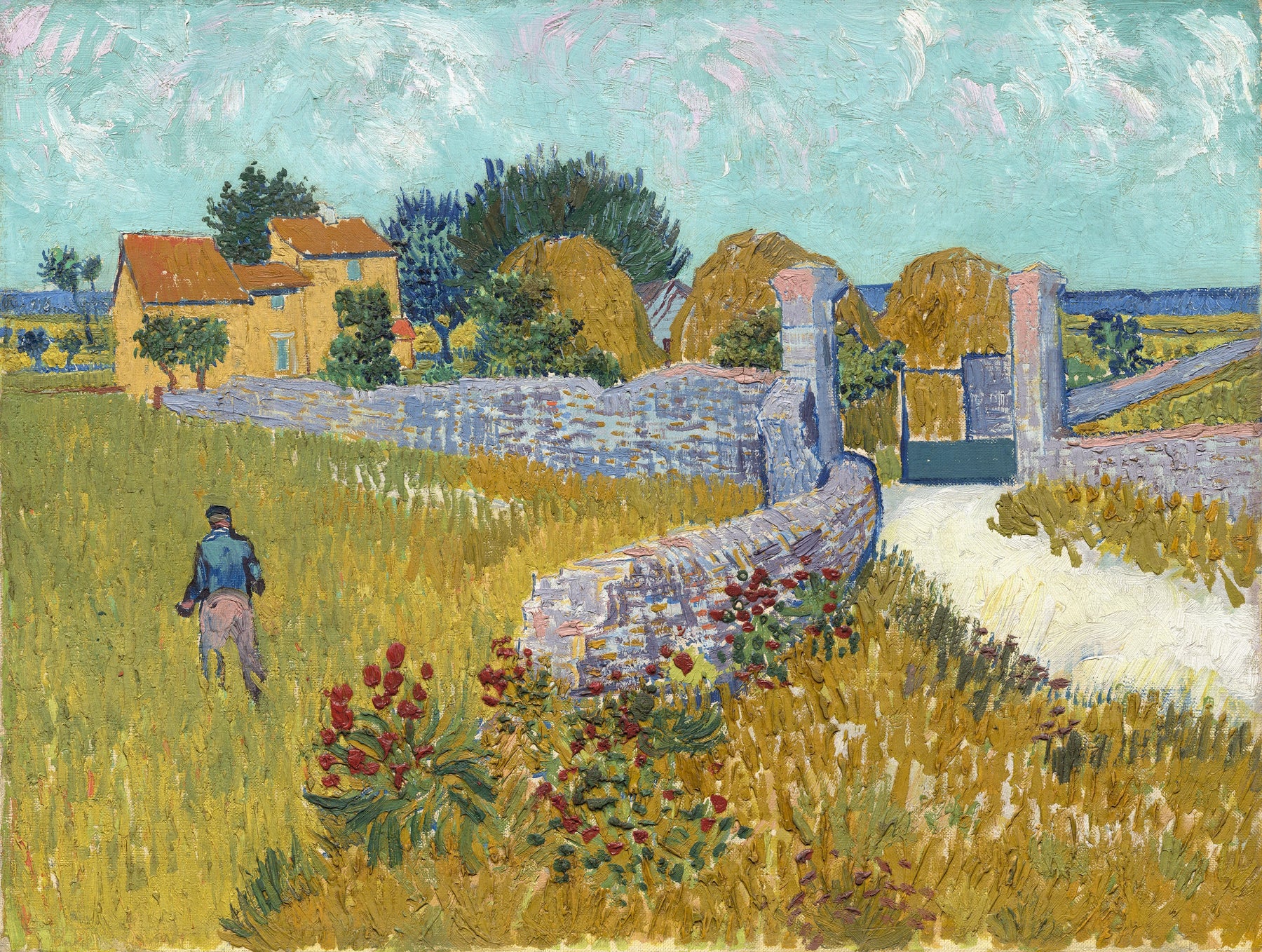 Ferme en Provence F565 de Vincent van Gogh, National Gallery of Art