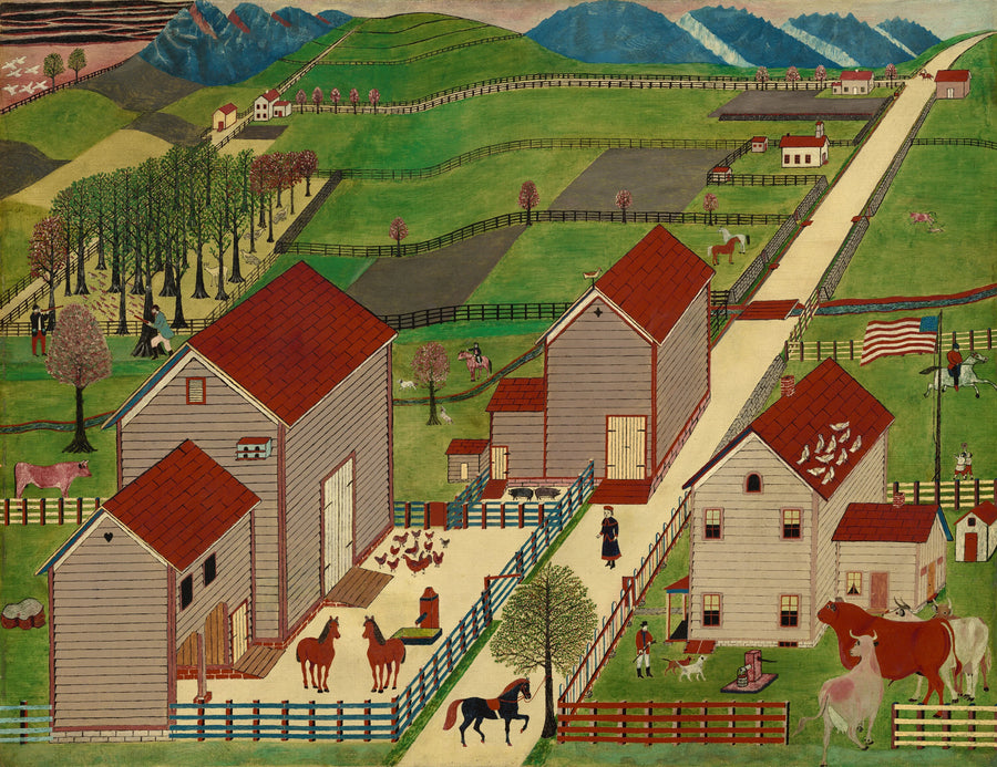 Ferme de la vallée de Mahantango - American 19th Century