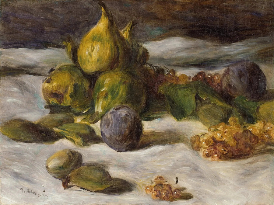 Nature morte aux figues et aux groseilles de Renoir, vers 1870-1872 — Kunsthalle Bremen 57-1925/4