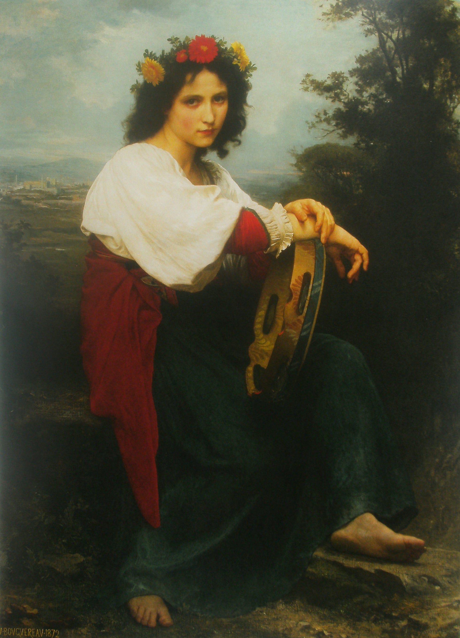 Fileuse (1873) - Bouguereau