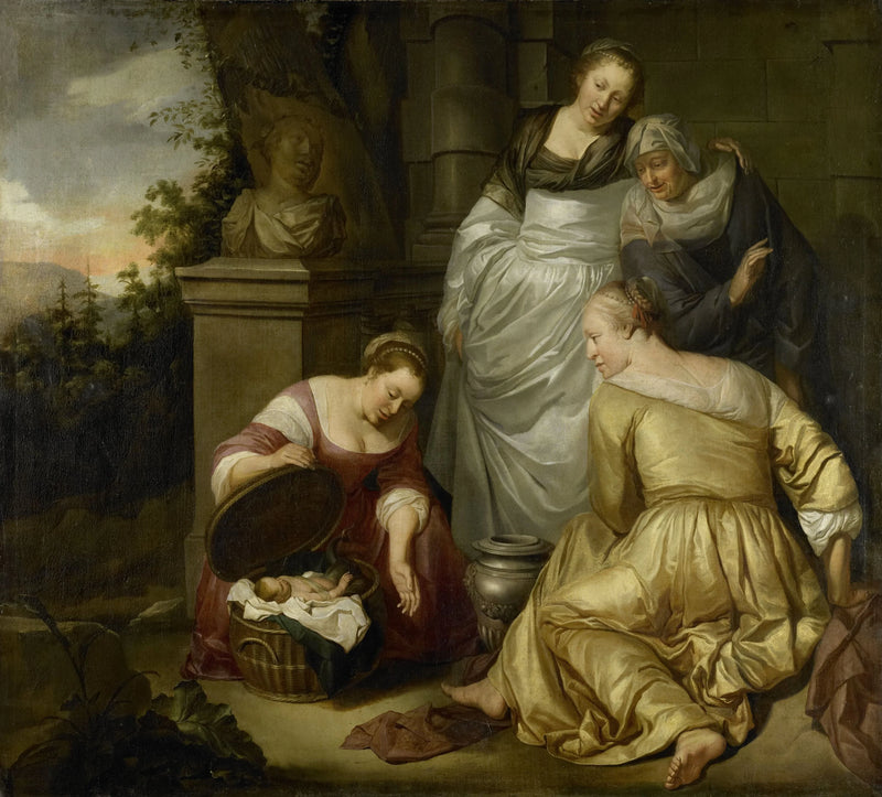 Les filles de Cécrops trouvent Erechthonius - Hendrik Heerschop