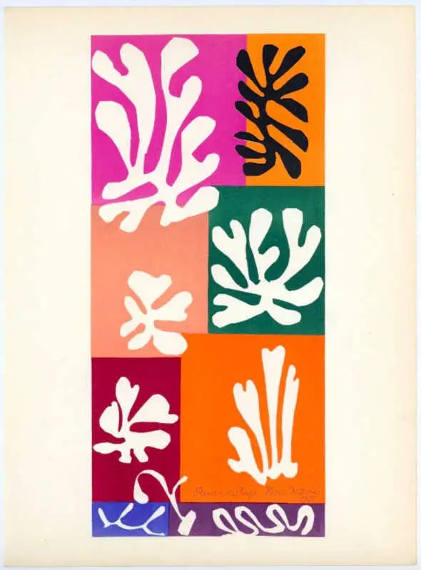 Reproduction du tableau « Fleurs de neige - Henri Matisse » par Alpha Reproduction en peinture à l’huile