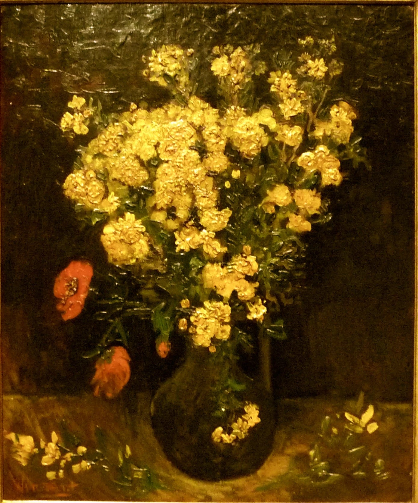 Fleurs de pavot ou Vase avec viscaria F324a de Vincent van Gogh