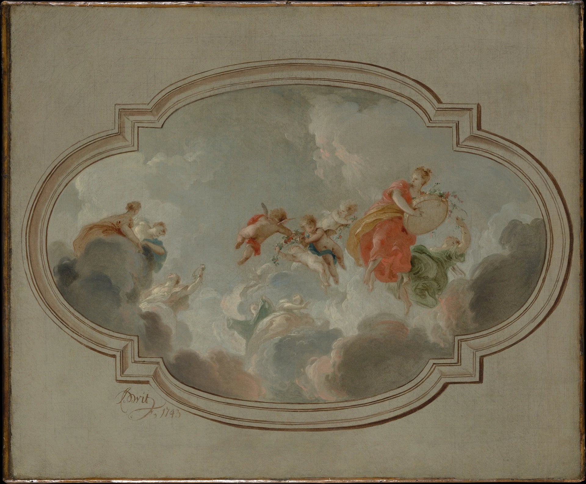 Flore et Zéphyr - Jacob de Wit