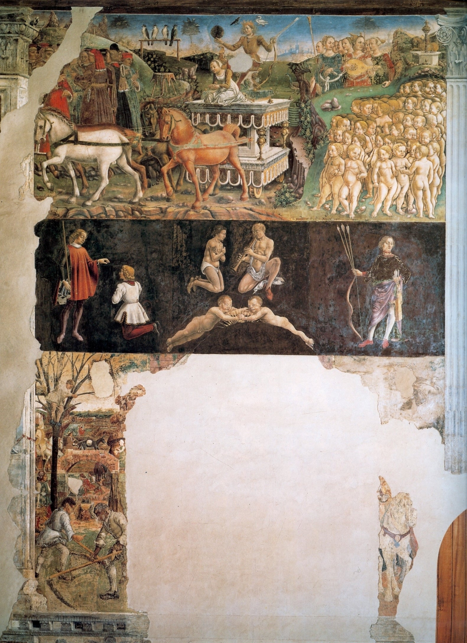 Le Mois de Mai, palais Schifanoia - Francesco del Cossa
