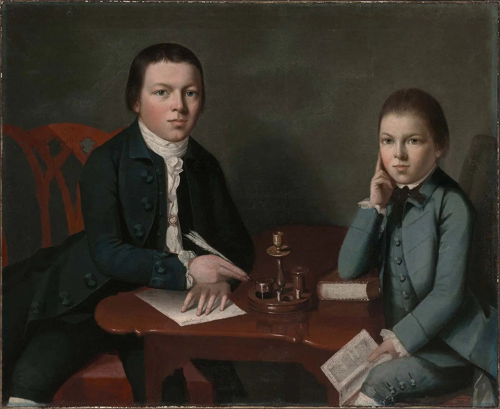 Francis Malbone et son frère Saunders - Gilbert Stuart - Alpha Reproduction
